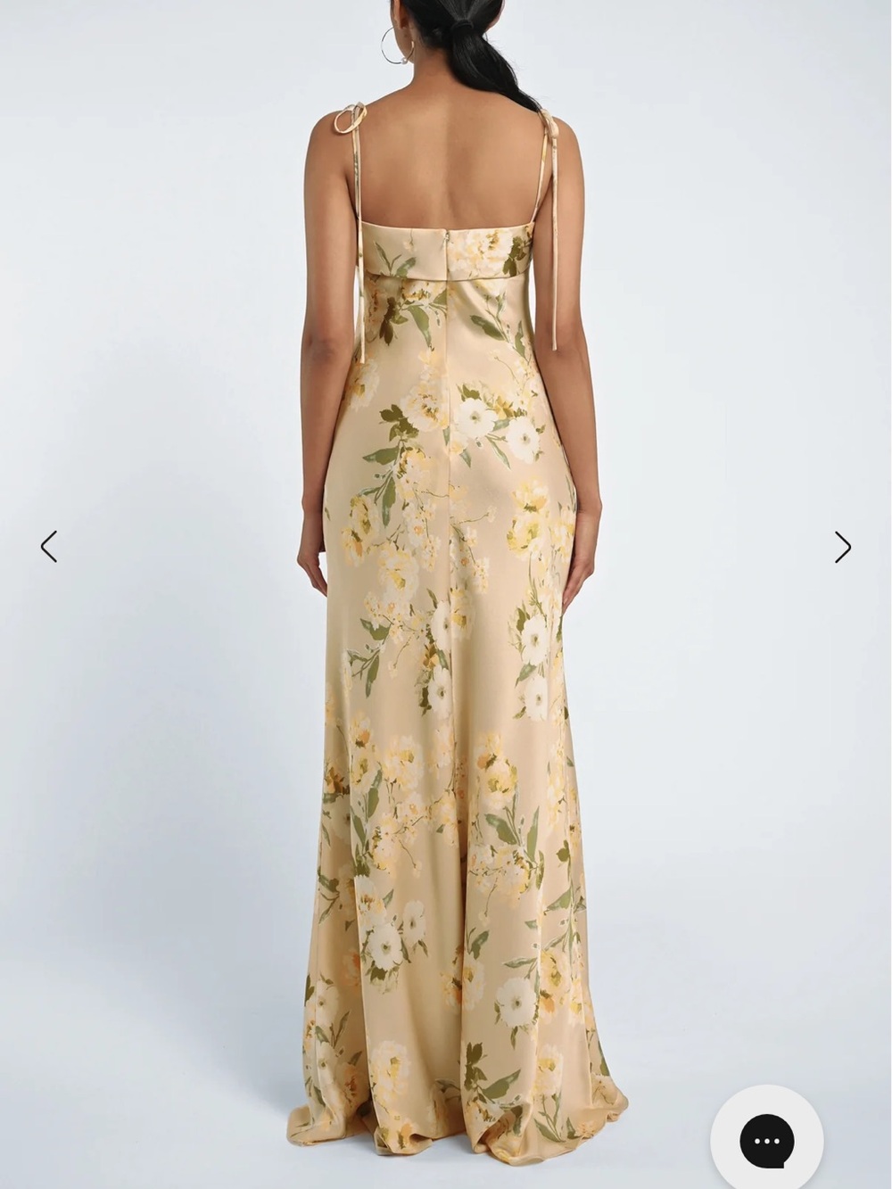 Jenny Yoo Landry dress VERONA FLORAL BUTTERCUP MULT - Picture 2 of 5